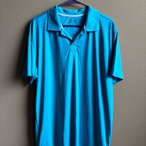 Vibrant Blue Polo Shirt for Men